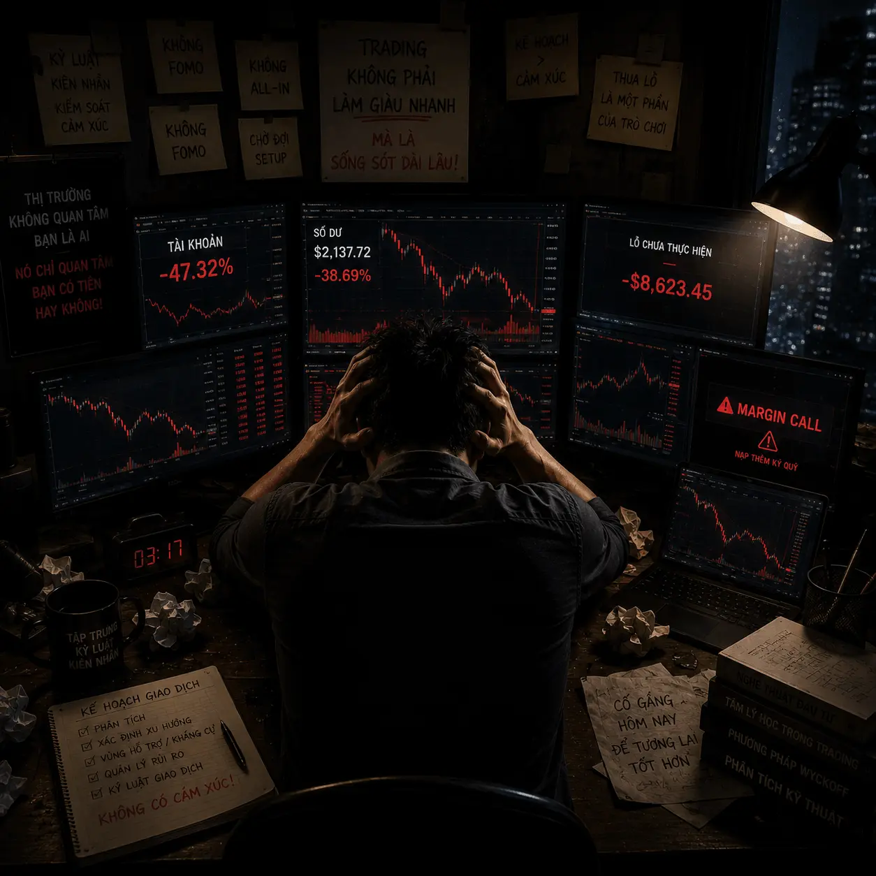 Áp lực của trader trong hành trình trading