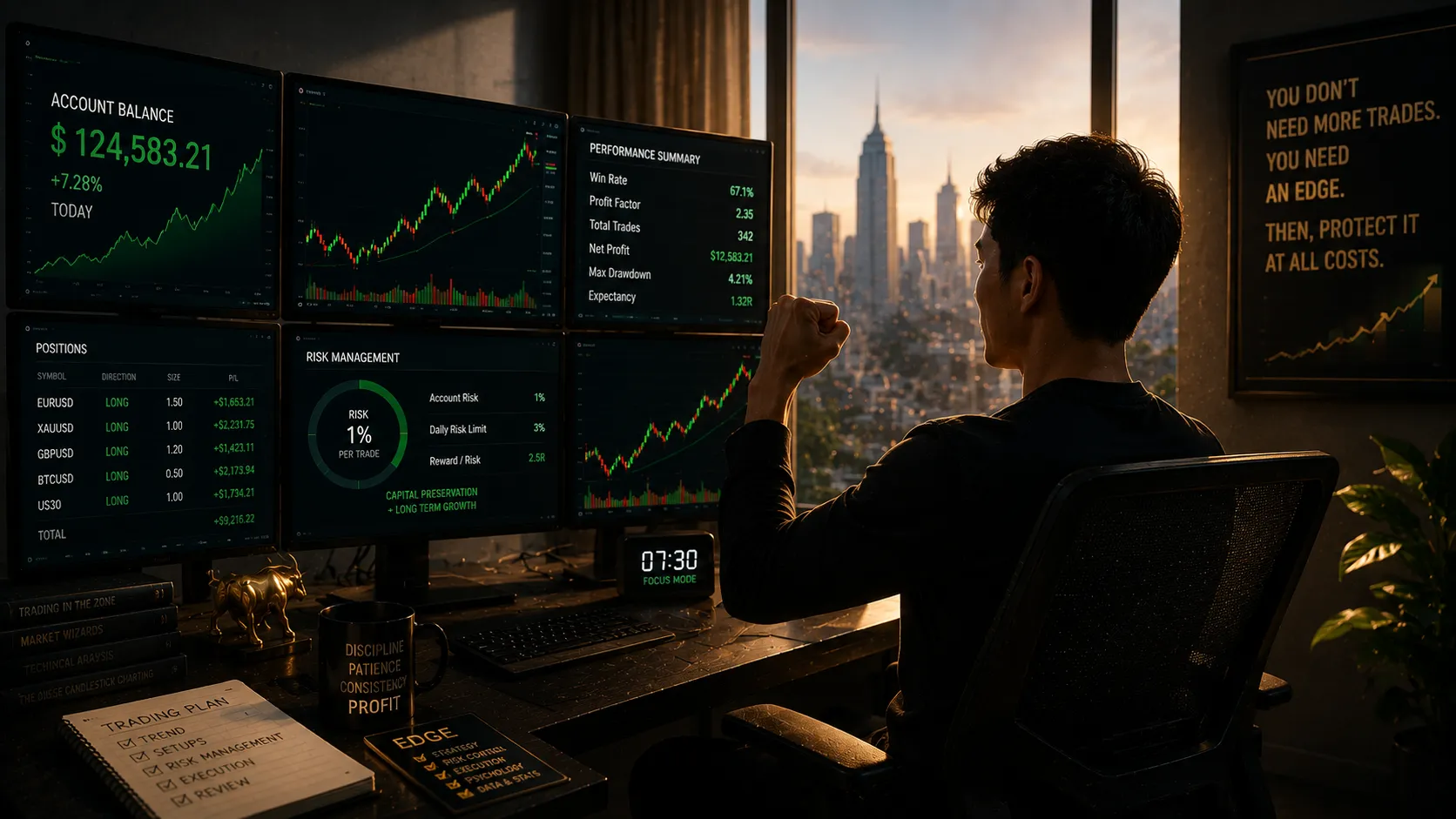kiểm soát sự nóng vội trong trading điều khiến trader tạo ra lợi nhuận