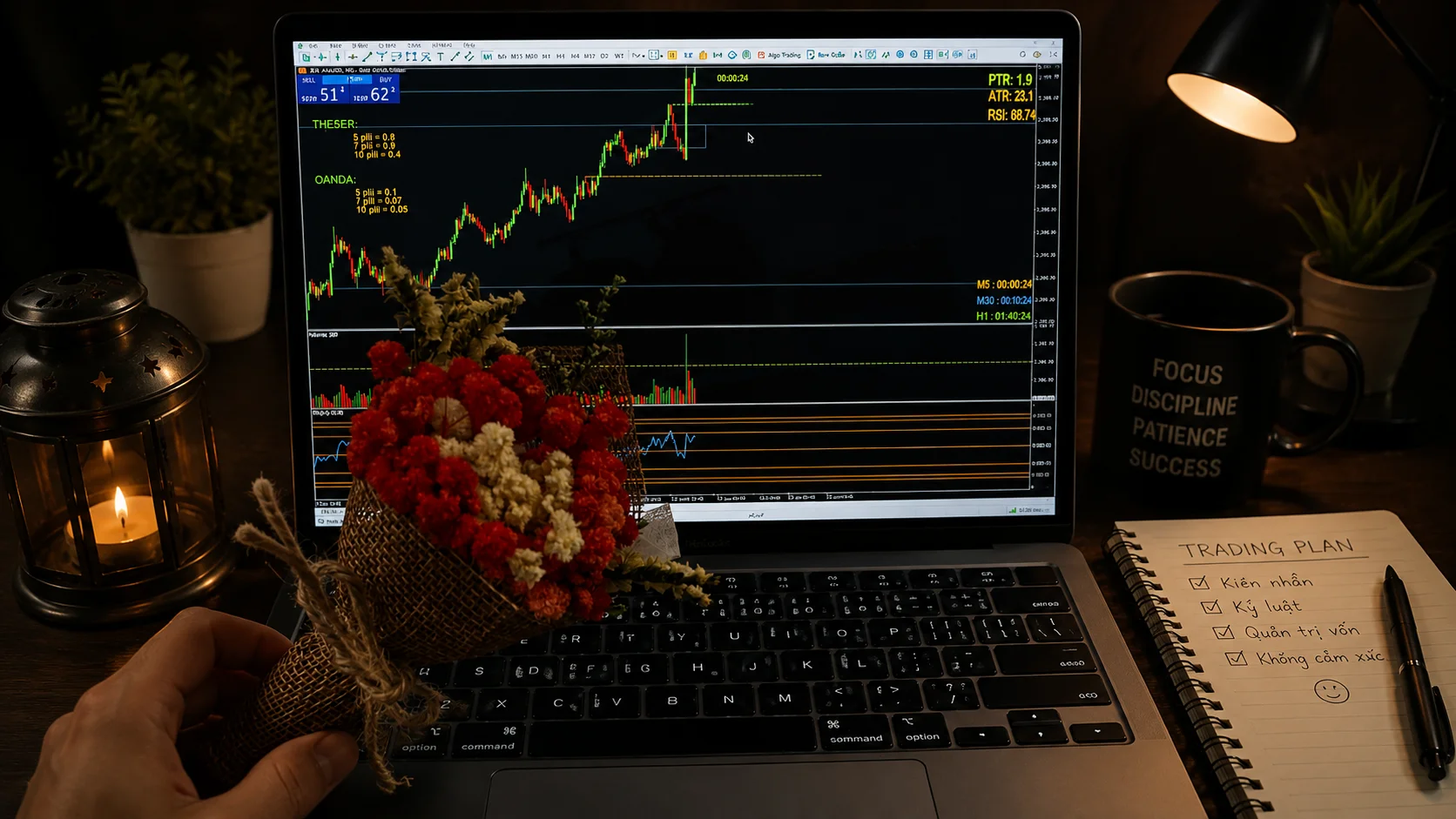 Khó khăn chuyển hoá suy nghĩ thành hành động trong trading