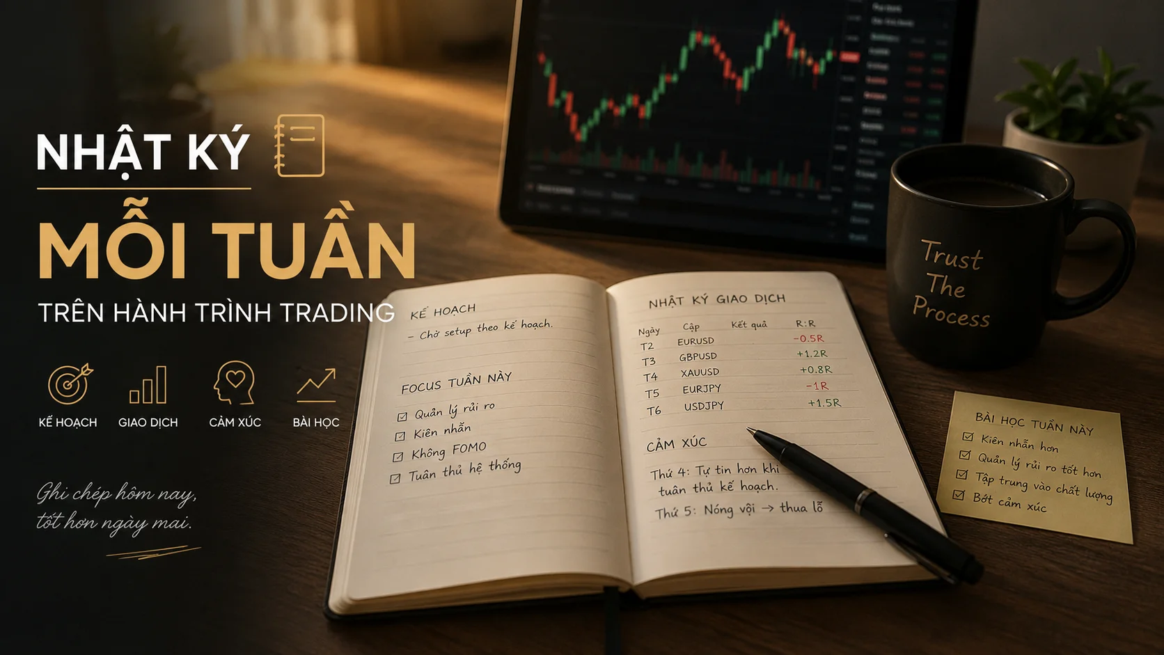 Nhật ký trading tuần 2 sau chuỗi thua liên tiếp