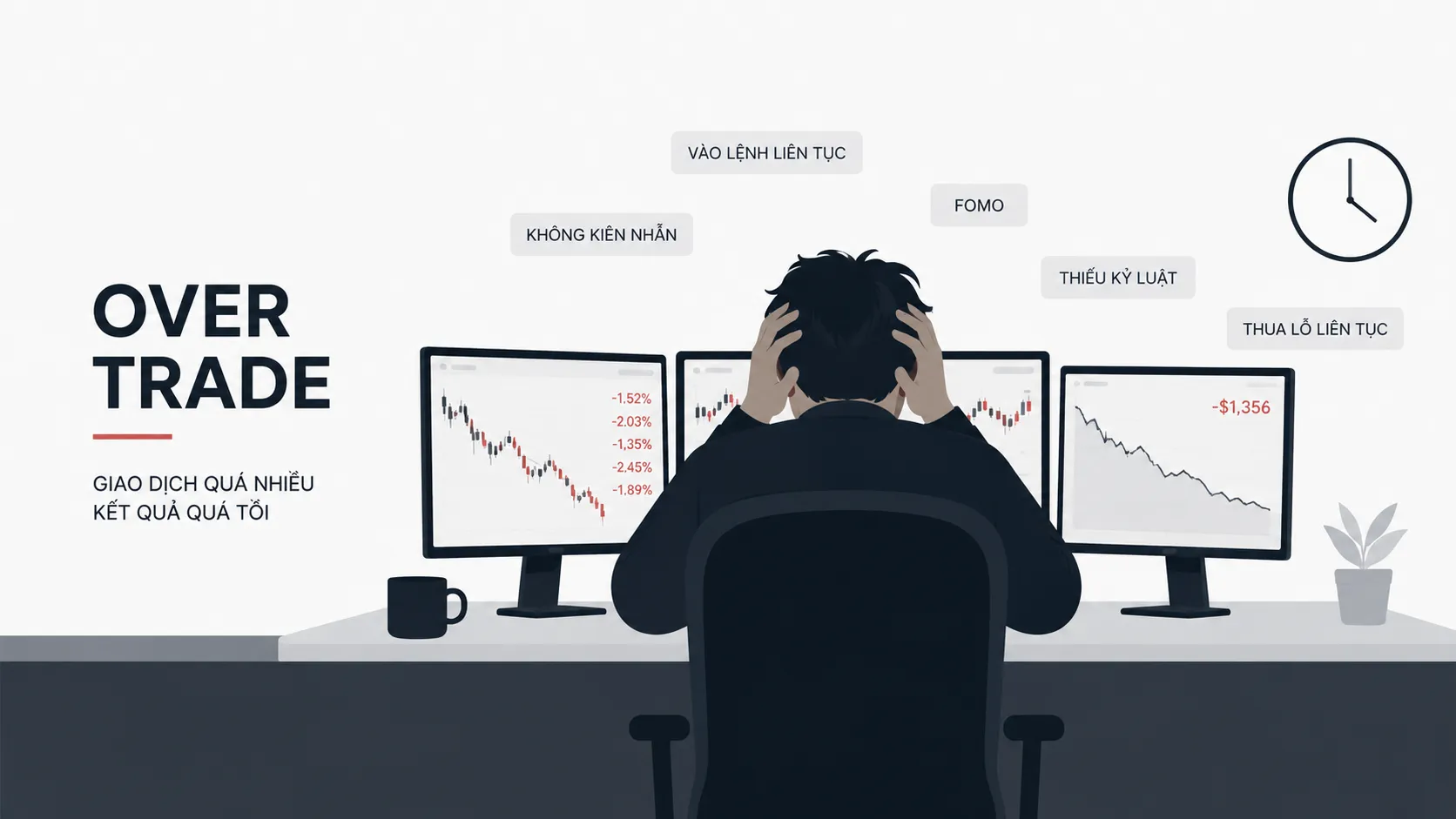 Over trade trong trading của một scalping trader