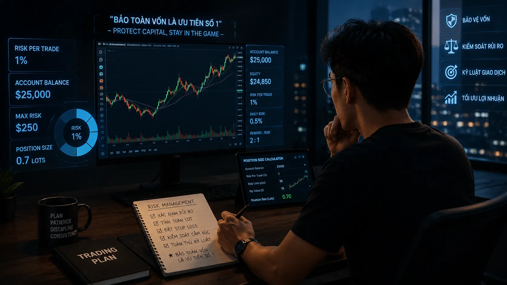 Trader mới cần bao nhiêu tiền để trade forex đảm bảo quản lý vốn tốt