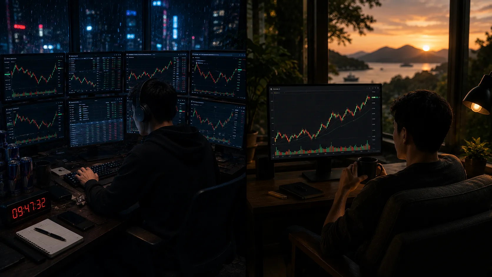 Trader thực hiện giao dịch scalping trên khung thời gian thấp