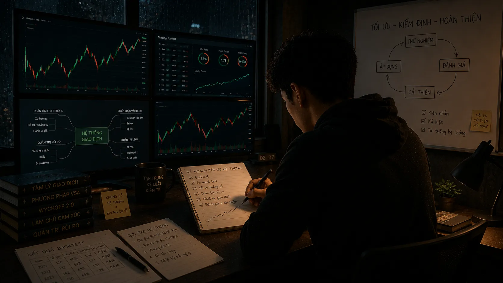 Trader tối ưu hệ thống giao dịch quá mức